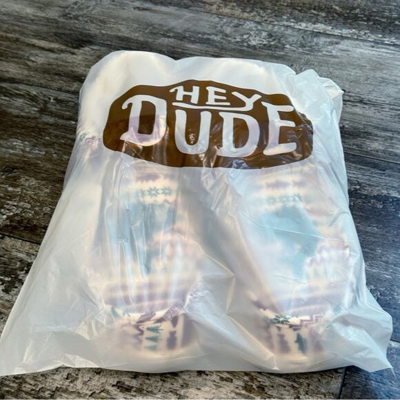 Hey Dude Shoes Mens Size 9 Wally Merry Fishmas Sweater Lace Up Loafers Comfy NEW - Picture 7 of 12